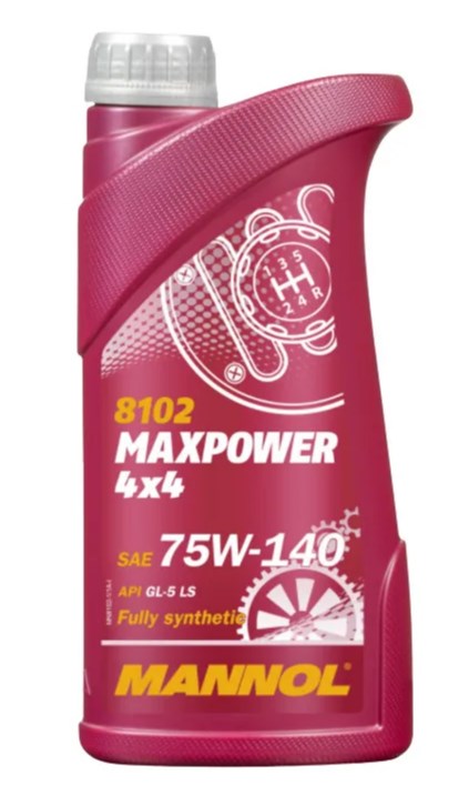 Масло MANNOL 75w140 трансмиссионное синт. GL5 1 л.8102-1